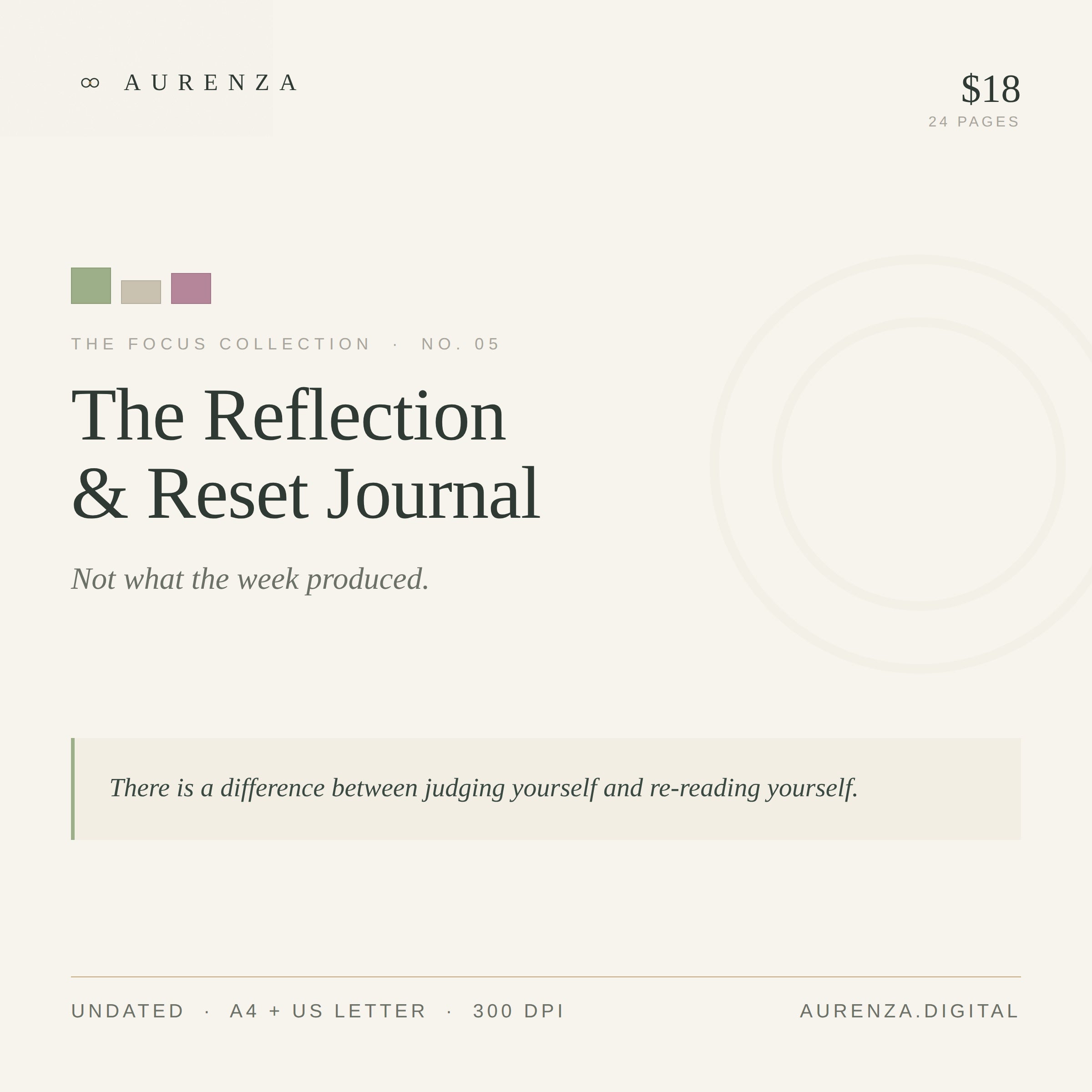 The Reflection & Reset Journal